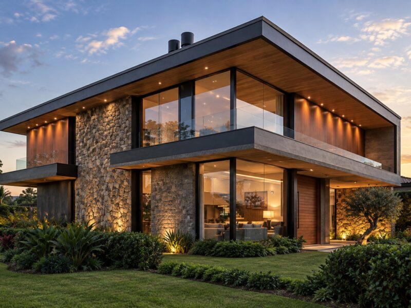 Casa moderna con vista al lago en Tilarán, Guanacaste